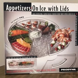 Never used: Large Prodyne acrylic Appetizer tray